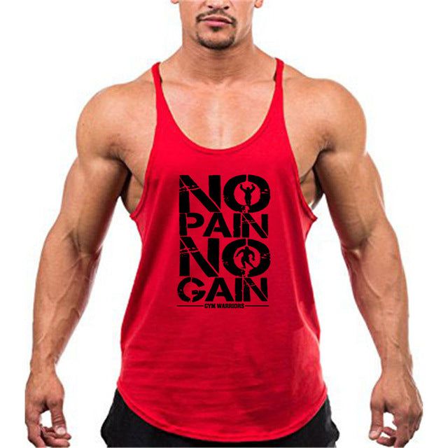 Bodybuilding stringer tank top