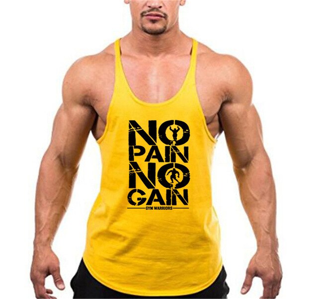 Bodybuilding stringer tank top